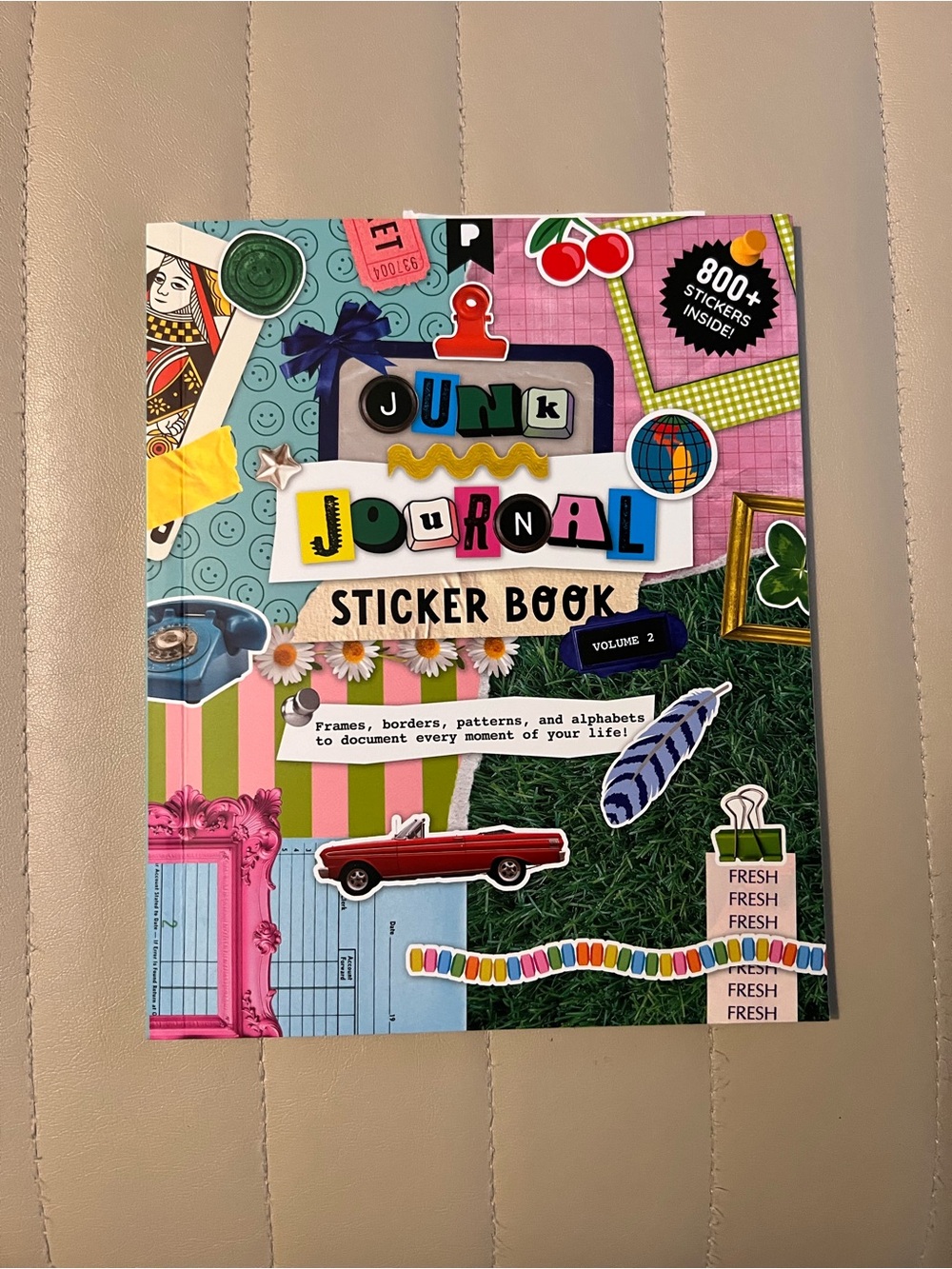Junk Journal Sticker Book - Multicolor